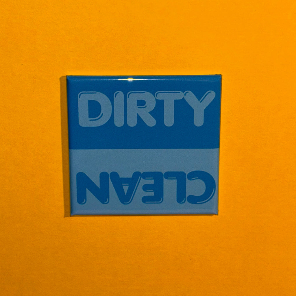 Blue Dishwasher - Clean or Dirty