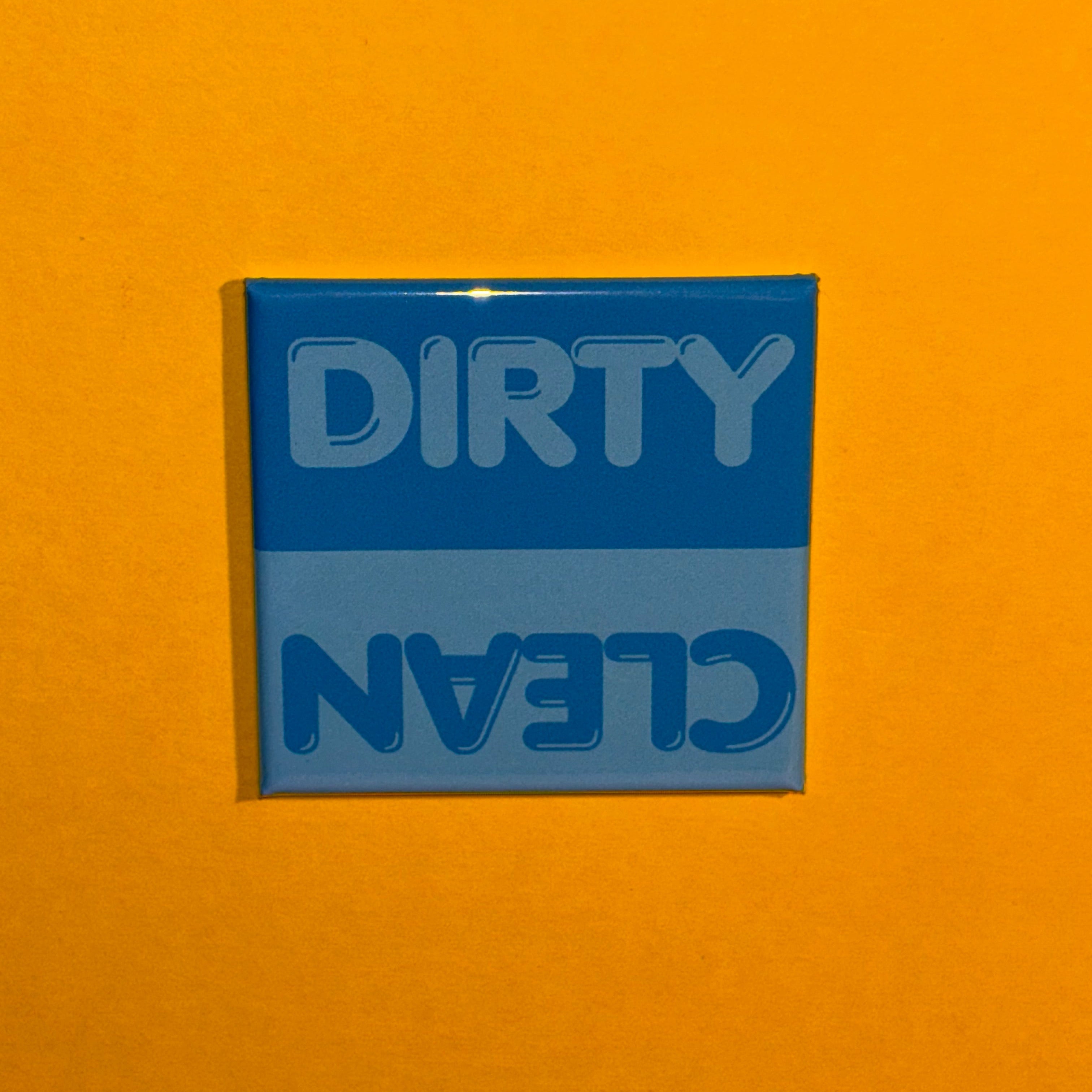 Blue Dishwasher - Clean or Dirty