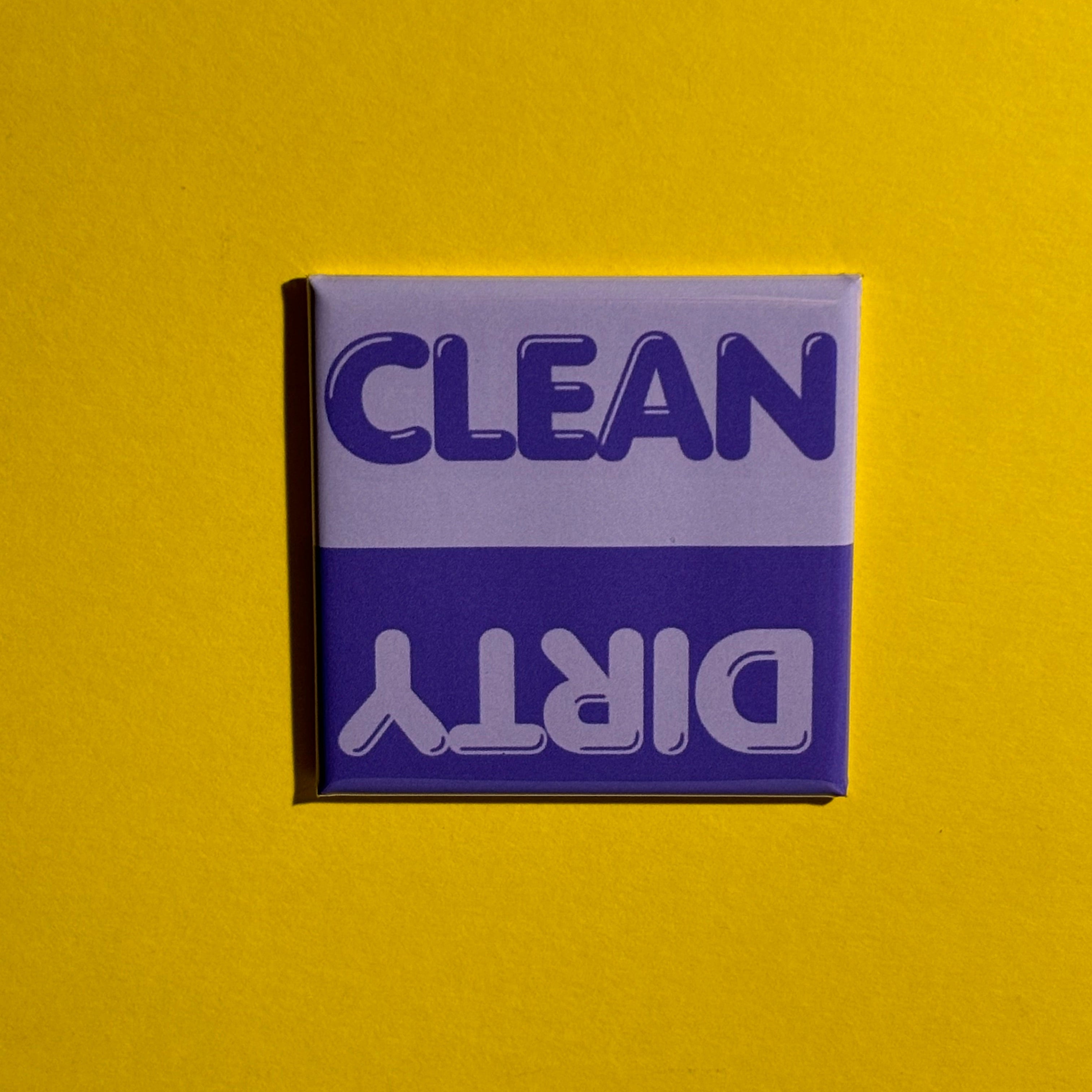 Dark Purple Dishwasher - Clean or Dirty